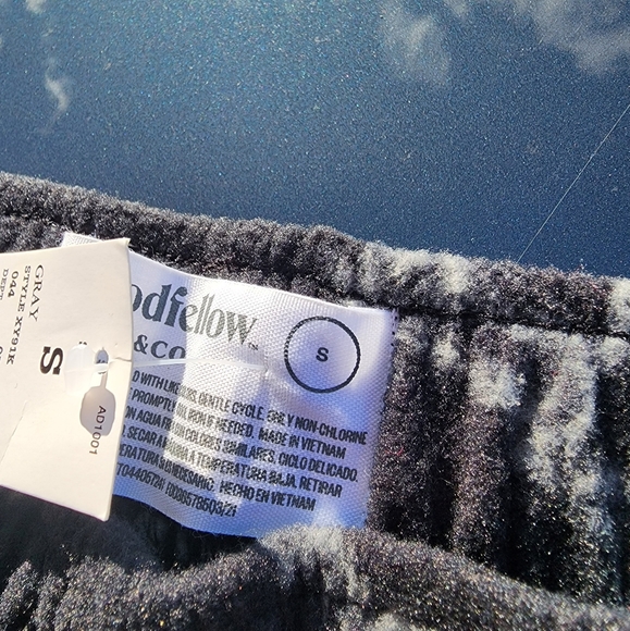 Goodfellow & Co. Microfleece Black print pants pajamas / sleepwear - Picture 6 of 8